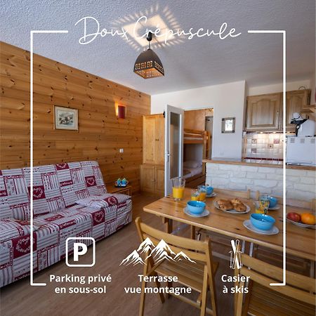 Doux Crepuscule - Au Bord Des Pistes - Parking Apartment Enchastrayes Luaran gambar