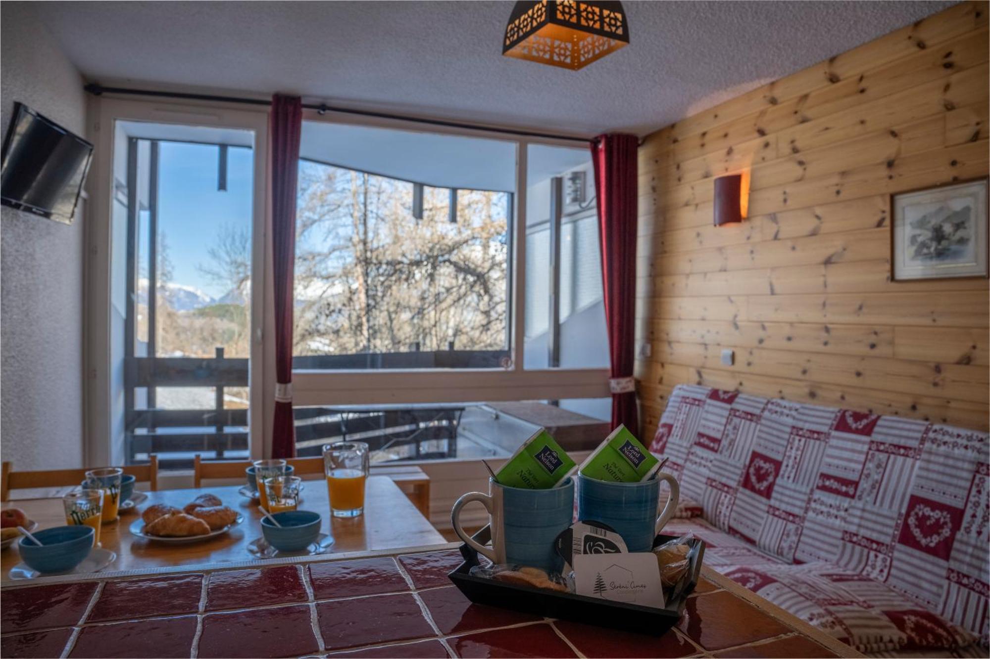 Doux Crepuscule - Au Bord Des Pistes - Parking Apartment Enchastrayes Luaran gambar